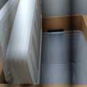 IRIS USA 6-Pack 54 Quart Stackable Storage Bins with Lids [Made in USA] - Everyday Organizer Latching Clear Plastic Organization Containers Closet Bedroom Shelving Units Home Storage - Clear/White (54 Qt CLR)