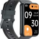 Voice Recorder Smart Watch, Fitness Tracker with Heart Rate Monitor, Sleep Monitor, MP3, Waterproof Pedometer Step Calories Smartwatch for Android & iPhone