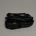 16/3 25 FT Outdoor Extension Cord Waterproof, Weatherproof & Flame Retardant Black 3 Prong Power Cord Outside for Lawn & Garden, 13 Amps 1625 Watts 125 VAC 16AWG SJTW, ETL Listed