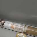 Vinyl Flooring Roll 32 sq.ft | 3'4"W x 9'10"L, PVC Leather-Like Linoleum Floor Covering, Waterproof Durable Heavy Vinyl, Easy to Install with Tape, Removable- No Adhesive Backing, Natural Oak