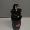 Milton 40 Oz Stainless Steel Water Bottle with Straw Lid - 2 lids included, Double Walled Vacuum insulated Thermos, 12 Hour Hot, 24 Hour Cold, Leak proof design for Sports, Gym, Ultrasip, Black