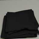 10 Pieces Cotton Canvas Makeup Bag, Multipurpose Cosmetic Bag with Zipper Travel Toiletry Pouch, Blank DIY Craft Bag (Black, XL)