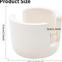 2 x Diatomite Sponge Holder for Kitchen Sink - Kitchen Sink Sponge Holder That Absorbs Moisture Quickly, Diatomite Stone Sink Tray, Absorbent Sink Stone Drying Sponge Rack (Beige)