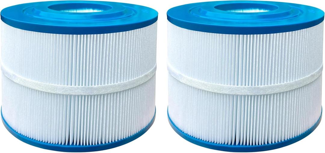 PBF40 Spa Filter Compatible with Bull Frog Spas and Bulk Savings, Wellspring 30 Coreless 10-00282, 40 Sq.Ft., Pack of 2 