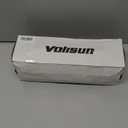 VOLISUN Solar Deck Lights Driveway Dock Lights, 12-Pack Led IP68 Waterproof Outdoor Warning Step Lights for Driveway Sidewalk Garden Pathway Yard (Blue, Auto On/Off)