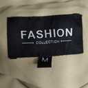 Women's Cropped Trench Coat Double Breasted Short Jacket High Collar Fall Winter Coats Trendy Outfit with Belt Medium