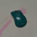 memzuoix 2.4G Wireless Mouse, 1400 DPI Computer Mice USB Receiver, Portable Wireless USB Mouse Battery Powered Cordless Mice for Laptop, PC, Desktop, 5 Buttons (Dark Green)