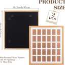 Namalu 2Pcs 2 x 3 Multi Pictures Collage Frame Wall Decor with 30 Openings, 18.5 x 21''