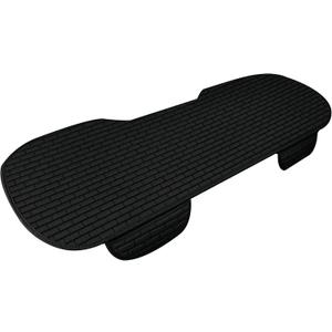 Car Front Seat Cover, Non-Slip & Breathable Bench Seat Cover with Side Pockets, Universal All-Season Car Seat Cushion Pad for Most Cars, Car Interior Accessories (Rear Seat Cover/Black)