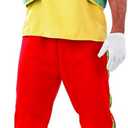 fun shack Mens Puppet Costume, Book Characters Costume Adult, Mens Halloween Puppet Costume, Halloween Costumes for Men (Medium, Yellow)