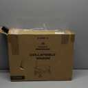 Favoyard Collapsible Wagon 100L & 330LBS, Heavy Duty Wagon Carts Foldable, Portable Folding Wagons with All - Terrain Wheels& Drink Holders, for Grocery Camping Beach Shopping Garden, Black