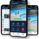 Pro Security Camera & Alarm Unit - Pool Security Alarm System for Preventing Drowning of Toddlers & Pets in Your Swimming Pool (12 Month Premium Subscription Included)