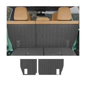 Rongtaod 7 Seater Kick Mats Compatible with 2024 2025 2026 Lexus TX350 TX500h TX550h+ Cargo Mat Cargo Liner Trunk Liner Trunk Mat Back Seat Cover Protector Lexus TX Accessories (2nd Row Backrest Mats)