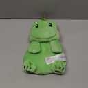 Dinosaur Microwavable Heating Pad for Belly, Neck & Shoulders, Heatable Plush with Moist Heat, Removable Plush Cover, Unscented Natural Fill, Adorable Surprise Present, 6.88" x 10.6", 1.46 lb