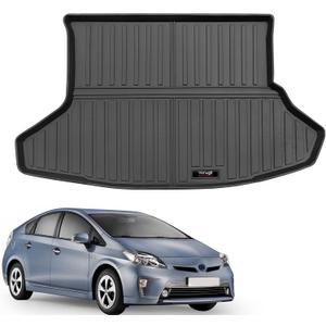 Custom for 2010-2015 Toyota Prius Hatchback Cargo Mats Trunk Liner All Weather TPE Protection Mat Accessories (Not for Prius V and Prius C) (for 2010-2015 Toyota Prius Hatchback)