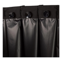 Amazon Basics Portable Blackout Curtain Shade with Suction Cups, 50" x 78", 1-Pack, Black