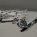 Modern Sputnik Chandeliers Black and Gold Mid Century Chandelier 8-Light Dining Room Light Fixture Height Adjustable Ceiling Lights Farmhouse Chandeliers for Kitchen Island Living Room