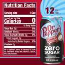 2 x Dr Pepper Zero Sugar Creamy Coconut Soda, 12 fl oz cans, 12 Pack (EXP 10/24/26)