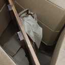 Acacia Wood Shower Mat 21x21 Inches by Demigo, Luxury Bath Mat Non Slip for Bathroom Bathtub Shower Spa Garden Home, Wooden Floor Mat Square Large for Outdoor and Indoor (Brown)