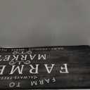 Farmhouse Kitchen Rugs Set of 2,Rustic Kitchen Rugs Farmhouse Style Mat Non-Slip Washable, Farmhouse Kitchen Decor Anti-Fatigue Floor Mat for Kitchen Sink Laundry Room, 17x30+17x47inch Black