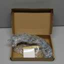 Jexine 4 Pcs Hanging Planters with Artificial Eucalyptus Metal Hanging Vase Indoor Plants Holder Modern Geometric Boho Bathroom Wall Decor for Living Room Home Office (Eucalyptus,Gold)