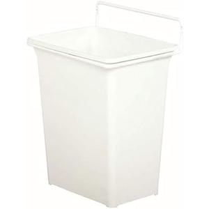 Knape & Vogt KV Door Mounted Waste Bin for Vanity 9qt White Knape & Vogt KV Door Mounted Waste Bin for Vanity 9qt White