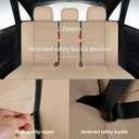HChengkikz Car Seat Covers, Quilting Leather Seat Covers Full Set, Waterproof Faux Leather Automotive Seat Covers for Cars, Universal Car Seat Protectors Fit for Cars, Suvs, Trucks, Airbag Compatible
