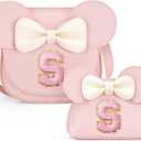 3 x Toddler Purse Gifts for Girls, Little Girl Purse Kids Wallet Crossbody Bag, Birthday Gifts for 3 4 5 6 7 8 Year Old Girl (S, Pink)