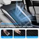 Coverado 2026 Upgraded Cooling Car Seat Cover,Ventilated Car Seat Cushion with 8 Fans, Cooled Seat Cover for Car SUV Truck Universal Fit,Gray