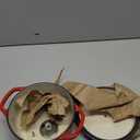 Lodge 1.5 Quart Enameled Cast Iron Dutch Oven with Lid – Dual Handles – Oven Safe up to 500° F or on Stovetop - Use to Marinate, Cook, Bake, Refrigerate and Serve – Red