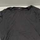 Womens T Shirts V Neck Short Sleeve Tshirt Basic Tee Curved Hem Tops, Size 3XL