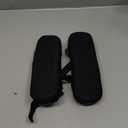 Everlasting Comfort Office Chair & Wheelchair Arm Pads - Cooling Memory Foam Arm Rest Cover for Desk, Gaming Chair, Wheelchair Armrest Pads (Black), 2 Pack