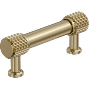 Amerock Farewind 3 inch (76mm) Center-to-Center Golden Champagne Cabinet Pull, BP37802BBZ