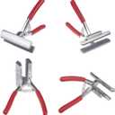 Canvas Stretcher Pliers, Professional Canvas Pliers Set with Staple Remover and Tack Puller, Heavy Duty Canvas Stretcher with 4-3/4" (12cm) Wide Grip for Canvas Stretching, Framing, Upholstery