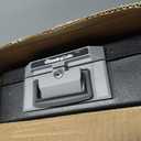 SentrySafe Fireproof Safe Box with Key Lock, Chest Safe with Carrying Handle to Secure Money, Jewelry, Documents, 0.25 Cubic Feet, 6.3 x 15.3 x 12.1 Inches, 1160