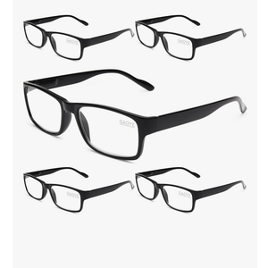 Gaoye Professional Reading Glasses for All Day - Computer Readers with Blue Light Protection - Value Pack