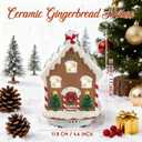 ARVIDSSON Christmas Essential Oil Diffuser, Gingerbread House Diffuser for Essential Oils, Ceramic Ultrasonic Oil Diffusers for Home, Holiday Aromatherpay Diffusers Gift for Women and Kids