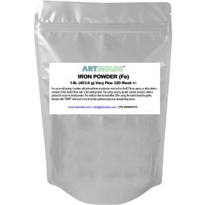 Fine Iron Powder for Cold Casting and Molding - Polyurethane Resin for Making Sculptures and Statues | Home and Office Decors - 1 Lb/325-mesh