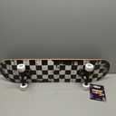 Nattork 31 Inch Complete Skateboard, Standard Skateboards for Beginners, Wood 9 Layer Canadian Maple Trick Skate Boards for Boys Girls Youth Teens Adults (Check)