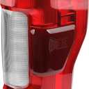 Dasbecan Right Passenger Side LED Tail Light Assembly Compatible with Ford F250 F350 F450 Super Duty 2017 2018 2019 Taillight Rear Lamp Replace KC3Z13404B Blind Spot Module Can be Installed