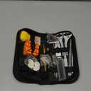 Watch Link Removal Kit, BYNIIUR Watch Repair Kit, Watch Case Opener Spring Bar Tools, Watch Battery Replacement Tool Kit, Watch Band Link Pin Tool Set with Carrying Case and Instruction Manual (Black)