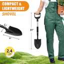 Garden Shovels for Digging, 31 Inch Small Shovel, Heavy Duty Metal Digging Shovel with D-Handle Grip, Short Kids Shovels for Digging, Mini Spade Shovel for Gardening, Camping, Beach, Car, Snow Removal
