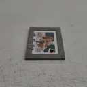 Malden International Designs 4x6 or 5x7 The Girls! Distressed Expressions Picture Frame Silver Finish The Girls! Word Attachment Gray Textured Wood Grain Finish MDF Frame White Beveled Mat