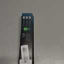 Philips Sonicare W DiamondClean - Genuine Replacement Electric Toothbrush Heads, Black, 3 Pack, HX6063/95