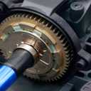 Hd 57T Spur Gear,0.8Mod Ara310947 for 1/10 Arrma 3S Blx 4Wd Arrma Big Rock Granite Senton Vorteks Typhon Differential Gear Upgrade Parts