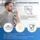PUREPLUS 5 Micron 20" x 2.5" Whole House Sediment Home Water Filter, 20-inch Sediment Pre-Filtration, Replacement Cartridge Aqua Pure AP110-2C, Pentek P1-20/SP-P1-20/PX01-20, 4Pack
