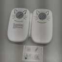 Automatic 2-Meal Cat Feeder - 48H Timed Wet Cat Food Refrigerated Dispenser with 2 Ice Packs for Puppies and Kittens in Yogurt and Canned