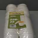 2 x Eco Friendly Recyclable Kraft Soup Bowls | White Disposable Food Cups with Lids | Containers - Soup Cups Great for Restaurants, Take-Outs, Or Disposable Soup Bowls To Go Lunch (25/Pack) (White, 8 oz)