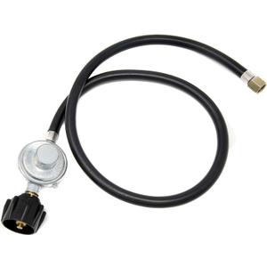 GasOne Propane Regulator 3 Feet Universal QCC1 Grill Replacement with 36 inches hose for Most LP Gas Grill, Heater and Fire Pit Table, 3/8" Female Flare Nut