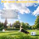 Automatic Dog Ball Launcher with 3 ETPU Balls, Upgrade Auto/Manual Ball Thrower for Dogs, Adjustable Distance 20-45ft, USB Rechargeable, Interactive Dog Toy for Indoor/Outdoor Play